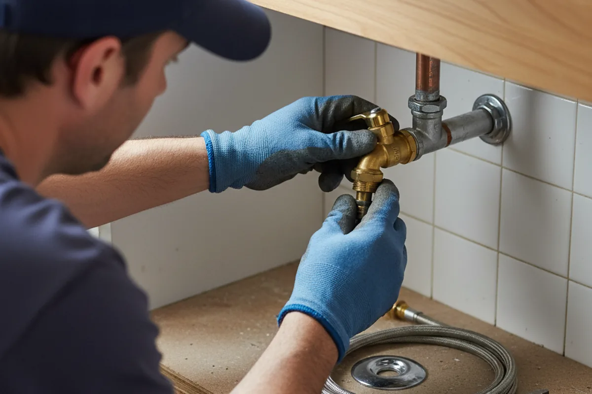 Shutoff valve and fitting work during Emergency Plumbing in Hinsdale